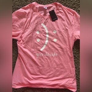You Decide Pink Graphic Tee - Blackstone